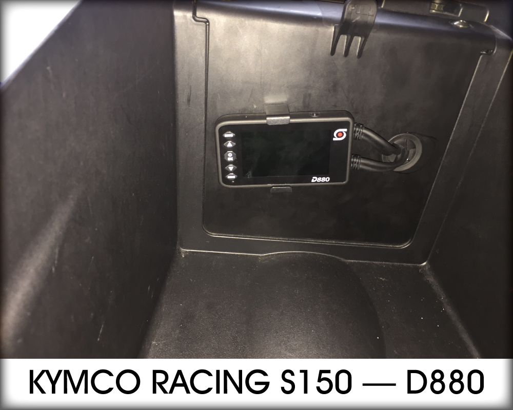 kymco racing s150-d880 installation